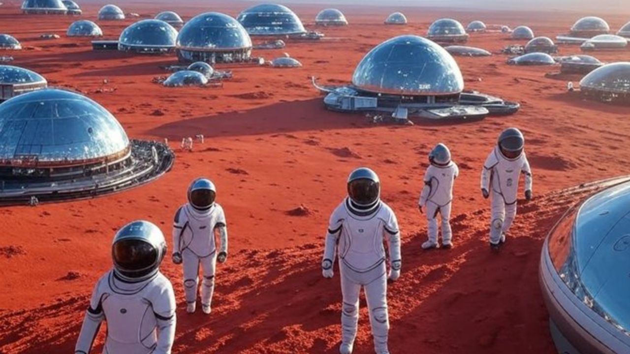 Elon Musk duyurdu! "20-30 yıl içinde ilk Mars şehri kurulacak"