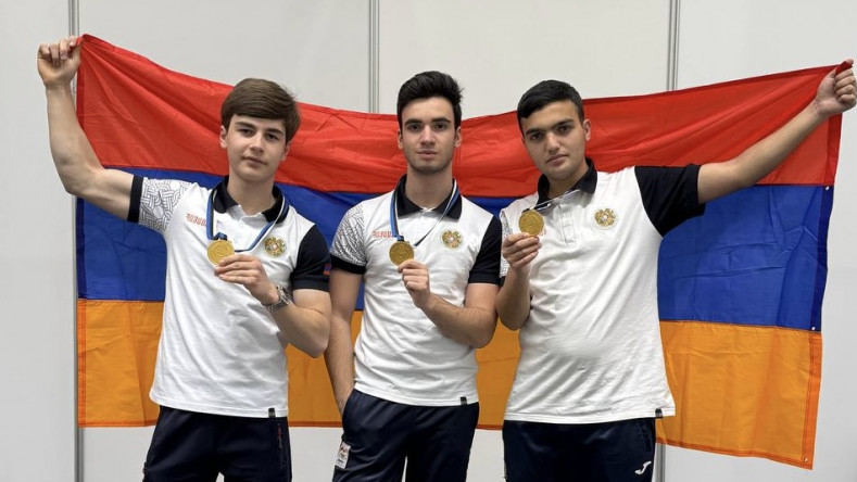 Avrupa U18 Şampiyonası: Ermeni atıcılar takım halinde altın madalya kazandı