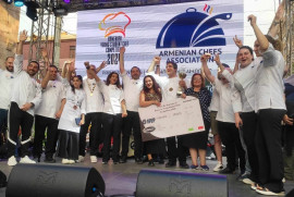 Ermeni aşçı, "Uluslararası Genç Şefler Olimpiyatı"nda 2. sırayı aldı