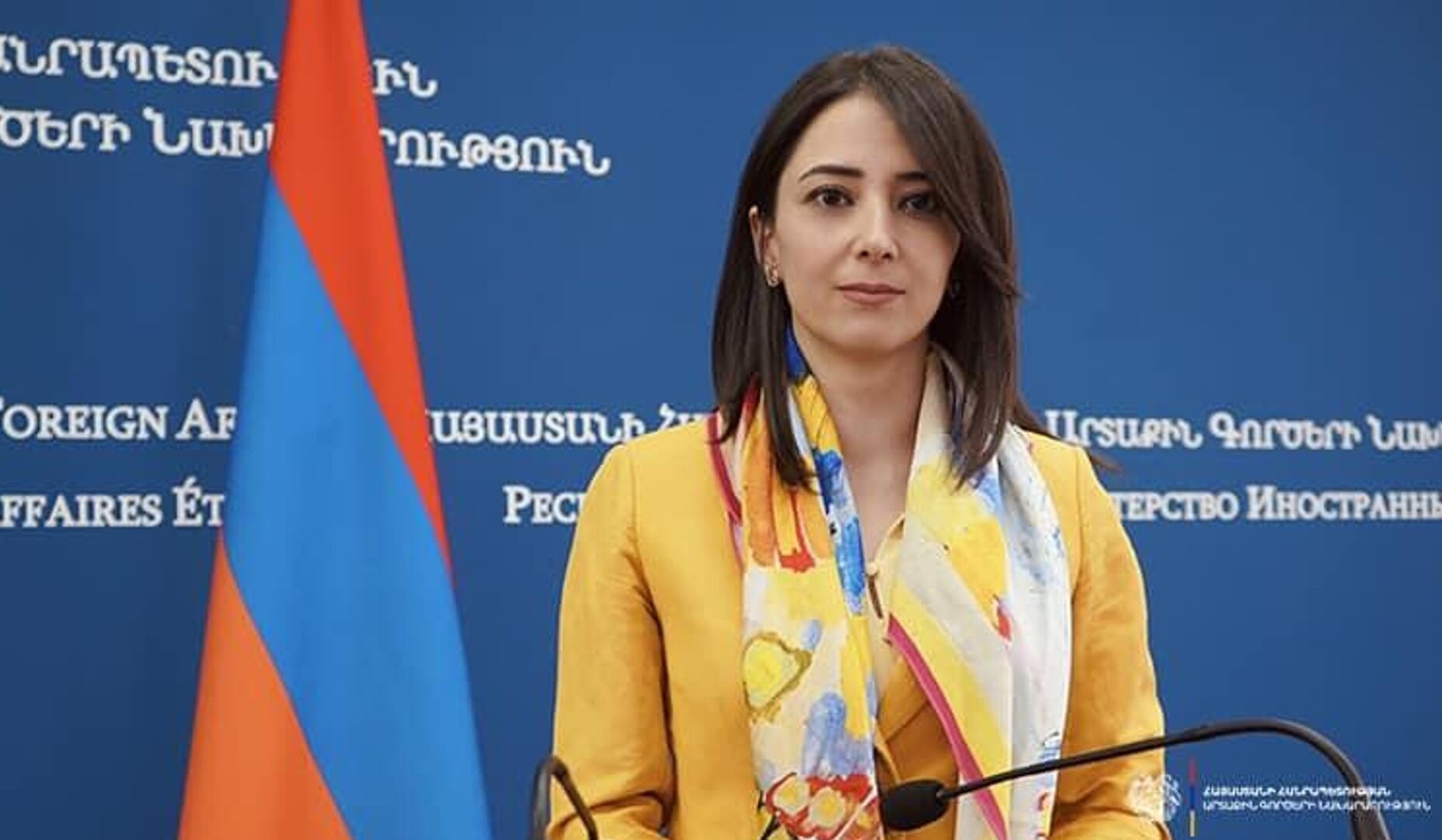 Ermenistan Dışişleri Bakanlığı Sözcüsü Azerbaycan'ın asılsız iddialarına yanıt verdi