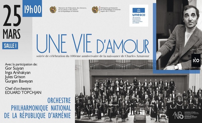 UNESCO’da Charles Aznavour’un 100. doğum yıldönümüne özel konser