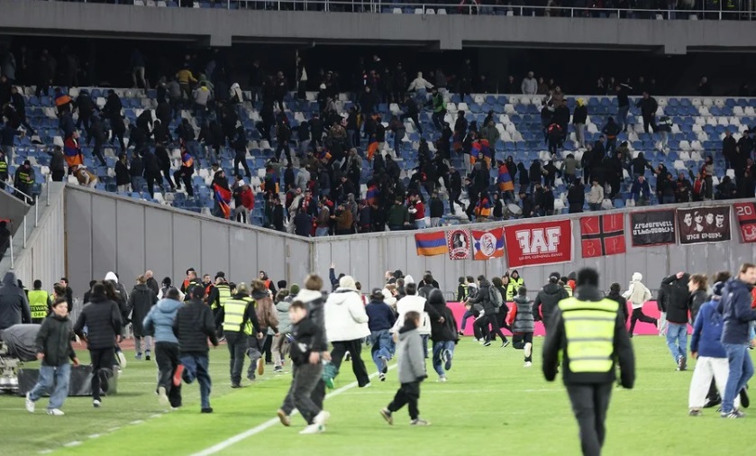 Tiflis’teki Ermeni taraftarlara karşı eylemlerden sonra Gürcü taraftarlar Türkiye maçına katılmayabilir (VIDEO)