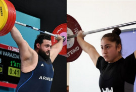 Ermenistan halter takımının üyeleri, Avrupa'nın en iyi haltercileri arasında aday gösterilen isimlerden