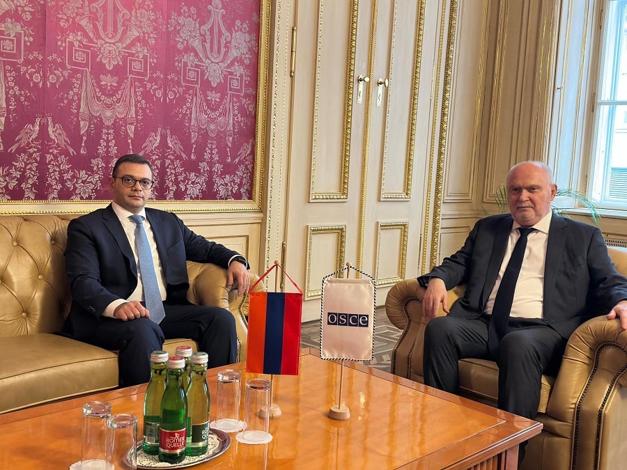 Ermenistan ile AGİT arasındaki iş birliği konuları görüşüldü