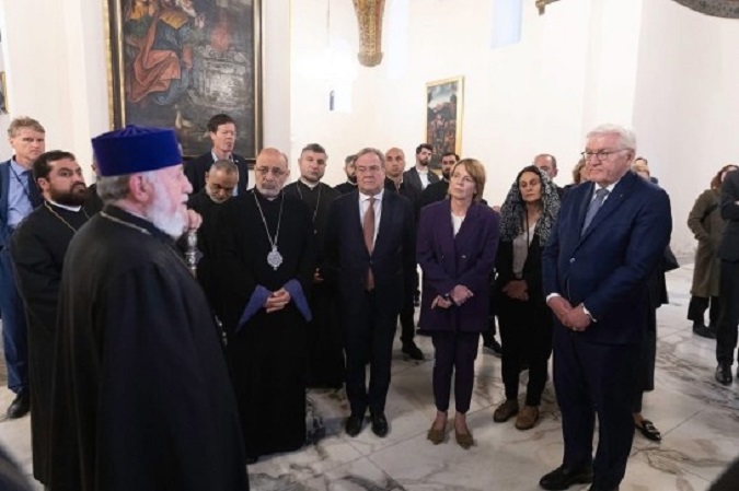 Katolikos, Alman Cumhurbaşkanı'ndan Bakü’de Ermeni esirlerin serbest bırakılması konusunu gündeme getirmesini istedi