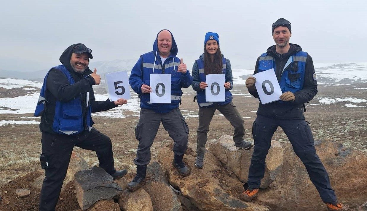 AB Misyonu Ermenistan’da 5000'inci devriyesini gerçekleştirdi