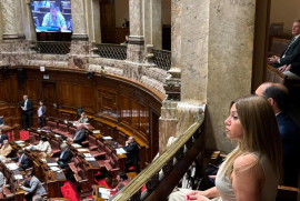 Uruguay Temsilciler Meclisi oturumunda milletvekilleri Ermeni Soykırımı'nın 110. yıldönümüne değindi