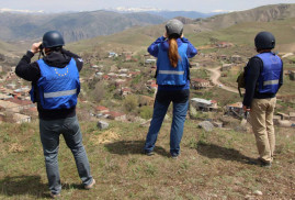 AB Gözlem Misyonu, Azerbaycan tarafından sınırdaki saldırıların sonuçlarını belgelerle tespit etti