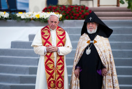 Tüm Ermeniler Katolikosu'ndan Papa Francis için taziye mesajı