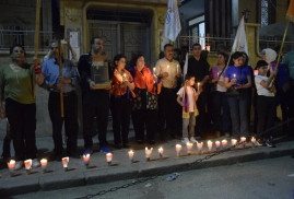 Ermeni Soykırımı anısına Suriye'de Meşaleli yürüyüş  (fotoğraf, video)