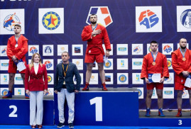 Ermeni sporcu Avrupa Sambo şampiyonu oldu