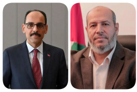 Իբրահիմ Քալընը հեռախոսազրույց է ունեցել «ՀԱՄԱՍ»-ի  բանակցությունների գծով ղեկավարի հետ