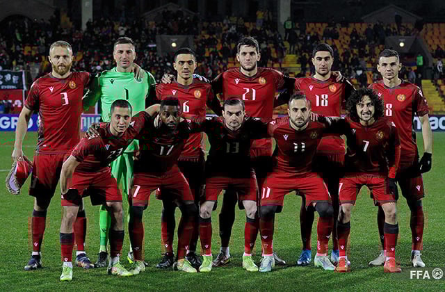 Ermenistan Milli Futbol Takımı FIFA sıralamasında yükseldi