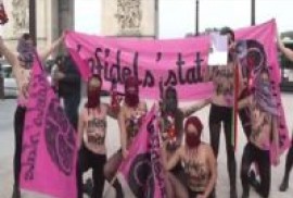 «FEMEN»-ի ակտիվիստուհիները ընդդեմ ԻՊ-ի