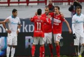 Spartak-Zenit maçının kahramanı hattrick yapan Yura Movisyan oldu (video)