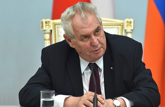 Çek Cumhurbaşkanı: “Parlamentomuzu Almanya’nın örneğini izleyip, benzer bir karar almasına çağıracağım”