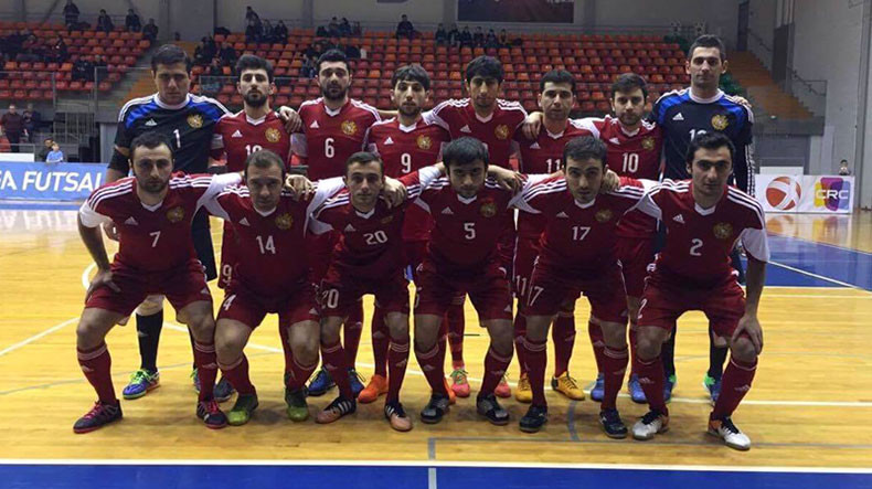 Ermenistan milli futsal takımı Almanya takımını 5:3 yendi