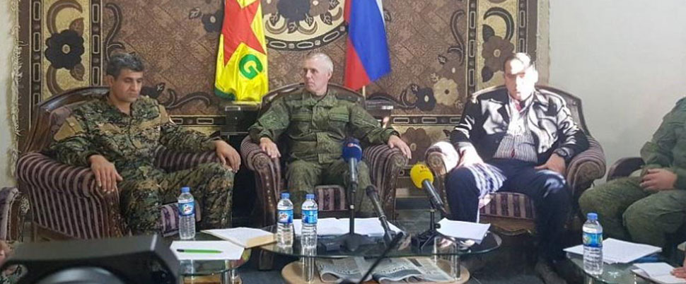 Քուրդ խոսնակն ու ռուս գեներալը համատեղ ասուլիս են տվել