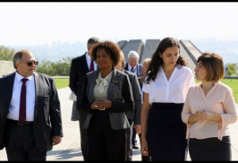 Michaelle Jean: “Soykırım Anıtına yaptığım ziyaret tüm Frankofon topluluğunun hafızasını simgeliyor”