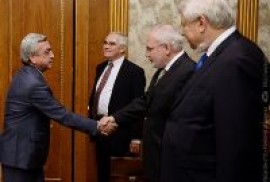 Ermenistan Cumhurbaşkanı Minsk Grubu Eşbaşkanlarını kabull etti