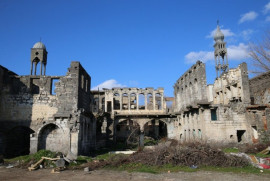 Çatışmalarda tahrip edildiği Diyarbakır Surp Giragos Ermeni Kilisesi restore edilecek