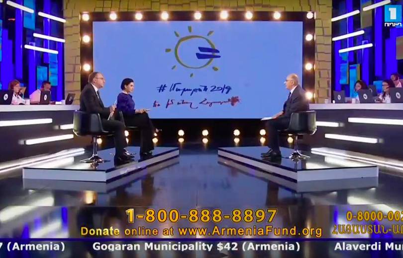 “Ermenistan” Panarmenian Vakfı Teleton 2019 sonucunda yaklaşık 10 milyon dolar topladı