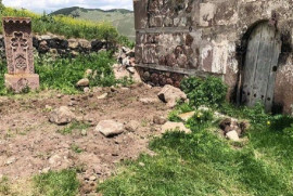 Gürcistan'da Ermeni kilisesi ve mezarları bilinmeyen kişiler tarafından hasar gördü