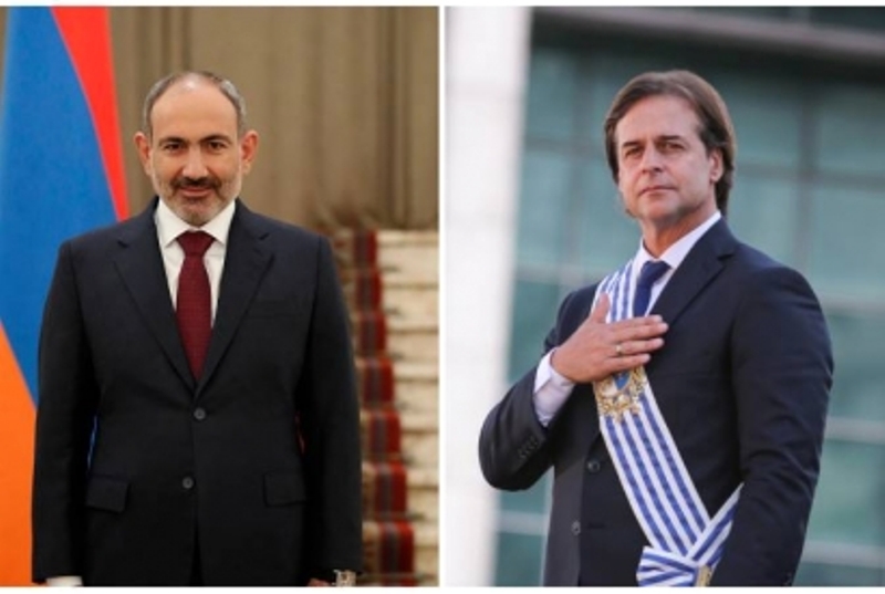 Ermenistan Başbakanı'ndan Uruguay Cumhurbaşkanı'na tebrik mesajı