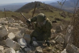 Karabağ’daki Rus mayın temizleme uzmanları çalışmalarına devam ediyor