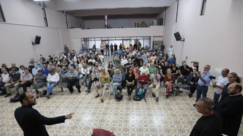 Yaklaşık 200 Yahudi Kudüs’teki Ermeni mahallesini ziyaret edip Ermenilerden özür diledi