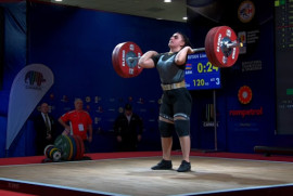 Ermeni kadın halterci Liana Gyurjyan Avrupa şampiyonu