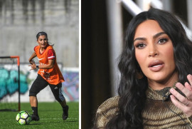 Afganistan Kadın Milli Futbol Takımı Londra'da! Uçuş masraflarını Kim Kardashian karşıladı