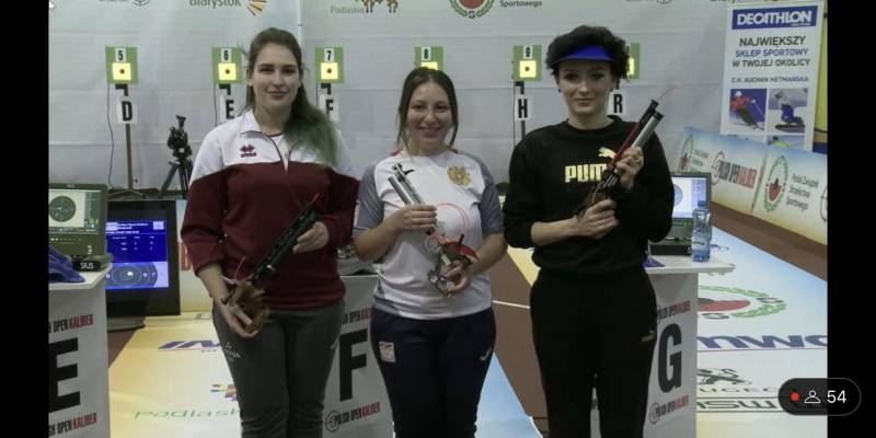 Polonya Açık Atıcılık Şampiyonasında Ermeni sporcular 1 altın ve 2 gümüş madalya elde etti