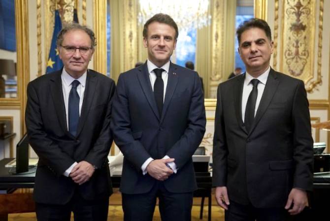 Macron Ermeni cemaati temsilcileri ile Laçin Koridoru'ndaki durumu görüştü