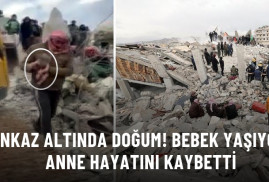 Suriye’de enkaz altında doğum: Anne hayatını kaybetti, bebeğin sağlık durumu iyi