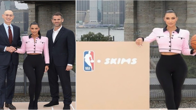 Kim Kardashian'ın giyim markası Skims, NBA ile anlaşma yaptı