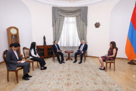 Ermenistan Başbakan Yardımcısı Çin büyükelçisini kabul etti