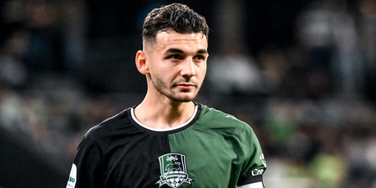 Ermeni futbolcu Eduard Spertsyan, "Krasnodar"-"Orenburg" maçının en iyi futbolcusu seçildi